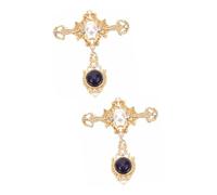 Homoyoyo 2piezas Broche De Decorativo Para Mujeres Alfiler De Ropa Diseño Elegante Para Bufandas y Vestidos Joyería De Moda Acabado De y Resistencia Roturas
