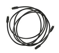 Homoyoyo 2piezas Cable Óptico Audio Digital Macho Macho Resistente y Duradero Para Sistemas Hi-fi y Home Theater Fibra Óptica Premium Con Transmisión De Alta Fidelidad Para Tv Barra