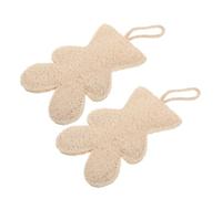 Homoyoyo 2piezas Cepillo de Baño de Lufa Esponja de Ducha Cuerpo Natural para Exfoliante Corporal para Ducha Casa Esponjas de Lufa para Baño