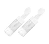Homoyoyo 2piezas Cepillo Limpiador De Botellas De Espuma Para Recipiente Portátil Botella Vacía Para Espuma Facial Para Viaje y Cuidado