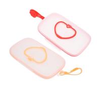 Homoyoyo 2piezas Dispensador de Toallitas Húmedas Portátil para Bebés Caja de Viaje Recargable Estuche para Bolso de Pañales para Uso Coche o Restaurante