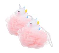 Homoyoyo 2piezas Esponja De Ducha Unicornio Lufa Natural Para Baño Exfoliante Corporal Animales