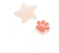 Homoyoyo 2piezas Esponjas De Baño Para Natural De Forma De Estrella De Mar y Pata De Gato Ducha Para Uso Casa