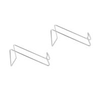 Homoyoyo 2piezas Estante De Hierro para Botellas De y Cerveza Soporte Decorativo para Encimeras De Cocina Plateado