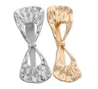 Homoyoyo 2piezas Horquillas De Pajarita Pequeñas y Bonitas Para Mujer Accesorios De Lazo Cabello Sujetadores Para Uso Diario Fiesta