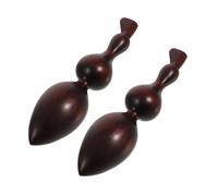 Homoyoyo 2piezas Masaje De Palisandro Varilla De Masaje De Madera Herramientas De Reflexología Para Acupuntura Auricular Masajeador De Madera Para Profundo