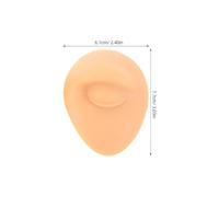 Homoyoyo 2piezas Modelo de Entrenamiento de Punción Silicona Parte del Cuerpo para Práctica de Piercing Modelo de Ojo Realista para Uso Educativo Anatomía Humana