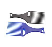 Homoyoyo 2piezas Peines de Dientes Anchos para Cabello Graso Peines Multifunción para Peinar el Cabello Accesorios de Peinado para Hombre Conjunto