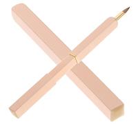 Homoyoyo 2piezas Pincel De Labios Retráctil Brochas De Maquillaje Portátiles Con Tubo Metálico Aplicador De Pintalabios Pincel Telescópico Para Labios Kit De Maquillaje