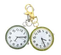 Homoyoyo 2piezas Reloj De Bolsillo Portátil Diseño Unisex Gran Pantalla y Clip Seguro para De Navidad y Ocasiones Especiales