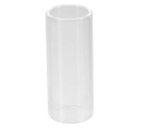 Homoyoyo 2piezas Slide De Guitarra De Vidrio y Acero Inoxidable Cuello De Botella Mediano Para Guitarra Armónicos