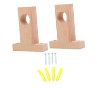 Homoyoyo 2piezas Soporte Decorativo para Barra De Cortina De Fácil Instalación y Resistente Accesorio para Decoración De Ventanas Hogar y Oficina