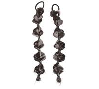 Homoyoyo 2piezas Trenzas de Peluca Sintética Coleta Postiza de Cabello Trenzado para Uso en Fiestas y Eventos Especiales