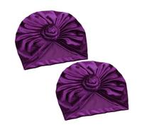 Homoyoyo 2piezas Turbantes Lujosos Para Mujer Gorro De Envolvente Diseño Étnico Accesorio Versátil