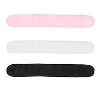 Homoyoyo 3 Diademas Faciales Ajustables de Tela para Spa y Limpieza Facial, Cintas Pelo Que Mantienen el Cabello Ordenado, Pack de 3 Unidades para Ducha y Maquillaje