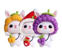 Homoyoyo 3 Juegos Kit Fieltro de Aguja Portátil para Manualidades DIY Materiales Completos para Crear Muñecos de Lana para Principiantes Regalo Creativo para Amantes del Fieltro