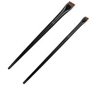 Homoyoyo 3 juegos Pinceles de Maquillaje para Cejas y Eyeliner Angulado Ultra Fino Cepillo de Precisión para Delinear Ojos Diseño Ergonómico y Duradero para Profesionales y Principiantes