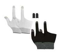 Homoyoyo 3 Pares de Fundas para Dedos de Grafeno para Juegos Móviles Guantes Ultrafinos Antisudor Pantalla Táctil Protectores de Pulgar para Smartphones Compatibles Billar y