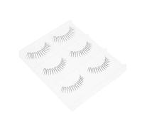 Homoyoyo 3 Pares Shaped Natural False Eyelashes With Band Thick And Defined Handmade Lashes For Women Eye Makeup For Daily Use And Cosplay