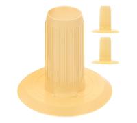 Homoyoyo 3 Piezas Bobinadora de Hilo de Tejer Portátil de Plástico Beige, Repuesto para Enrollador Manual Adecuado para Tejer y Viajar