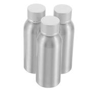 Homoyoyo 3 Piezas Botellas de Aluminio Reutilizables Envases de Viaje con Tapa Hermética para Cremas Perfumes y Aceites Contenedores Portátiles para Lociones y Champú