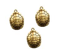 Homoyoyo 3 Piezas De Encantos De Feng Shui En Bronce Con Diseño De Tortuga y Concha - Amuletos Vintage De Suerte - Chino Para Decoración y De Buena Fortuna