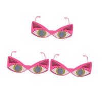 Homoyoyo 3 Piezas Gafas Para Ojos De Gato Divertido Gafas De Sol Ojo De Gato Para Mujer Conformado Artículo Hola Dueño Accesorios De Gato Rosy Ordenador Personal