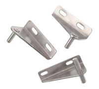 Homoyoyo 3 Piezas Kit de Bisagras de Acero Inoxidable para Puertas Horizontales de Congelador Diseño Comercial Duradero Funcionalidad Suave para Refrigeradores y Cámaras Frigoríficas