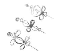 Homoyoyo 3 Piezas Pasadores Vikingos de Aleación Retro para Mujeres Pinzas Antiguas para Peinados Recogidos y Bodas Clips Decorativos Duraderos con Diseño Calado Artesanal Accesorios