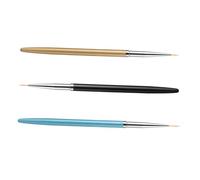 Homoyoyo 3 Piezas Pinceles para Decoración de Uñas de Arte de Uñas Lápiz para Manicura Pintura y Dibujo Salón