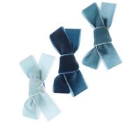 Homoyoyo 3 piezas Pinzas de Pelo Lazo para Niñas Clips Pequeños de Colores Degradados Accesorios Bonitos para Cabello Infantil Clips de para Fiesta y Diario