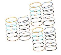 Homoyoyo 3 Series Tobillera De Cuentas De Color Talón Joyas Para Mujeres Tobilleras Para Mujer Rosario Joyas De Cadena De Pie Joyas De Tobillo Con Cuentas 12 Piezas X 3