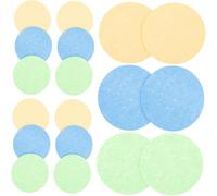 Homoyoyo 30 Esponjas Limpiadoras Faciales Esponjas De Maquillaje Para Base Discos De Algodón Desmaquillantes
