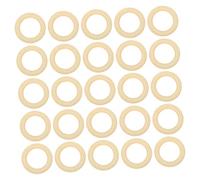 Homoyoyo 30 Piezas De Anillo De Madera Maciza Llavero Artesanal Para Mujeres Y Bebés Anillos Para Los Dedos Anillo Hecho A Mano Accesorio De Bricolaje Accesorio Hecho A Mano