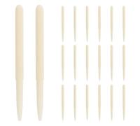 Homoyoyo 30 Piezas Puntas de Rotulador Reemplazables para Pizarra, Fibra | Recambio Práctico para Escribir y Pintar, Suministro de Papelería, Formato de Repuesto, Color Beige