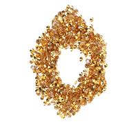 Homoyoyo 3000 piezas Diamantes Acrílicos Transparentes Punta Plana Dorada para Decoración de Ropa Zapatos Manualidades y de Uñas Cristales Brillantes para Proyectos Creativos