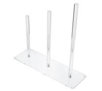 Homoyoyo 3nivel Estante de Almacenamiento para Diademas Expositor de Organizador Transparente para Coleteros Accesorios Cabello para Dormitorio de Mujeres y Niñas