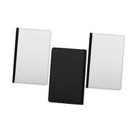 Homoyoyo 3piezas Carpeta De Identificación Billetera De Viaje De Cuero PU Porta Pasaporte para Hombres y Mujeres Tarjetero Billetera Porta Tarjetas para Uso Diario