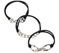 Homoyoyo 3piezas Coleteros Elásticos Pulseras de Muñeca Accesorios Cabello Gomas Pelo para Mujer Coletero para Niña para Uso Diario