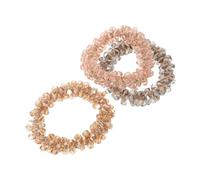 Homoyoyo 3piezas Coleteros Para Niñas Pequeñas Coleteros De Cristal Imitación De Gemas De Alta Elasticidad Para Niñas Accesorios Pelo Para