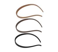 Homoyoyo 3piezas Diadema Antideslizante para Mujer Diseño U Simple Material Plástico para Uso Diario Lavarse la Cara o Usar con Pelucas Trenzadas Diadema Cómoda