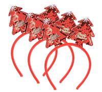 Homoyoyo 3piezas Diadema Navideña de Árbol de Navidad Diadema Decorativa Pelo Tocado Navideño para Fiesta de Disfraces Accesorios Cabello para Mujer