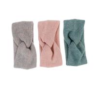 Homoyoyo 3piezas Diadema Transpirable Antideslizante De Invierno Para Mujeres y Niñas Calentador De Orejas Diadema Cálida De Invierno