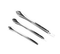 Homoyoyo 3piezas Espátula De Maquillaje De Acero Inoxidable Espátula Cosmética Para Lápiz Labial Polvos Subenvases Herramienta Para Repartir Crema Facial y Cosméticos