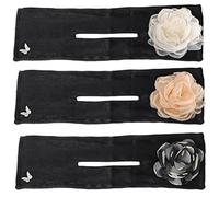 Homoyoyo 3piezas Moldeador De Moños Cinta Para Moños Herramienta Para Hacer Rosquillas Adecuado Para Mujeres y Niñas