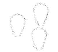 Homoyoyo 3piezas Pantalones Chain Wallet De Metal Diseño De Cruz Para Hombres y Mujeres Accesorio De Moda Hip-hop y Gótico Para Jeans Para Estilo Urbano