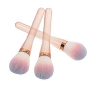 Homoyoyo 3piezas Pinceles de Maquillaje Coloridos Brocha para Polvos Sueltos para Contorno Facial Iluminación para Uso Diario o Viajes