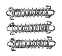 Homoyoyo 3piezas Resorte De Tensión Prueba De Explosiones para Cuerda De Tracción Tensor De Cuerda Acero Inoxidable Amortiguador De Resorte para Correa De Perro para Camping y Senderismo