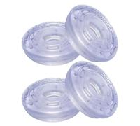 Homoyoyo 4 Almohadillas de Goma Antideslizantes Instalación Fácil Compatibles Barras Interiores de 4.5-4.6cm Protección para Marco de Puerta para Barra de Dominadas para Ejercicio