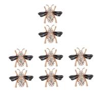 Homoyoyo 4 Juegos Hebilla De Zapato Clips De Zapatos Planos Clips De Zapatos Bling Dijes De Cadena Con Diamantes Brillantes Encanto Del Zapato Bling Para Tacones Women Metal 2 Piezas * 4